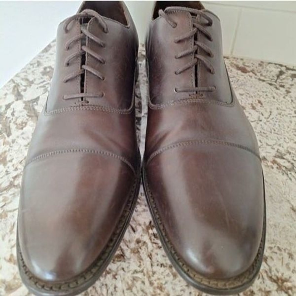 ANTHONY VEER Men's Essentials Oxford Shoes Leather Size 15
